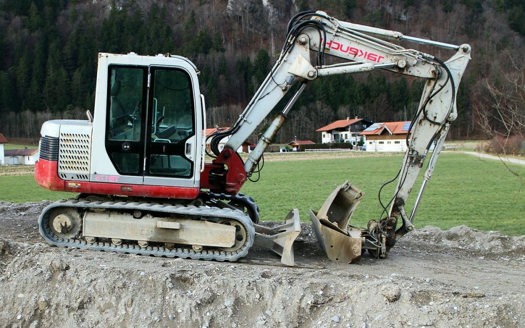 chenilles caoutchouc engin